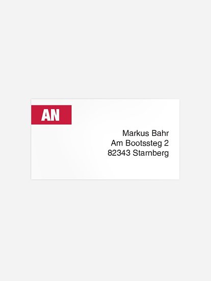 Empfängeraufkleber Party Extrablatt