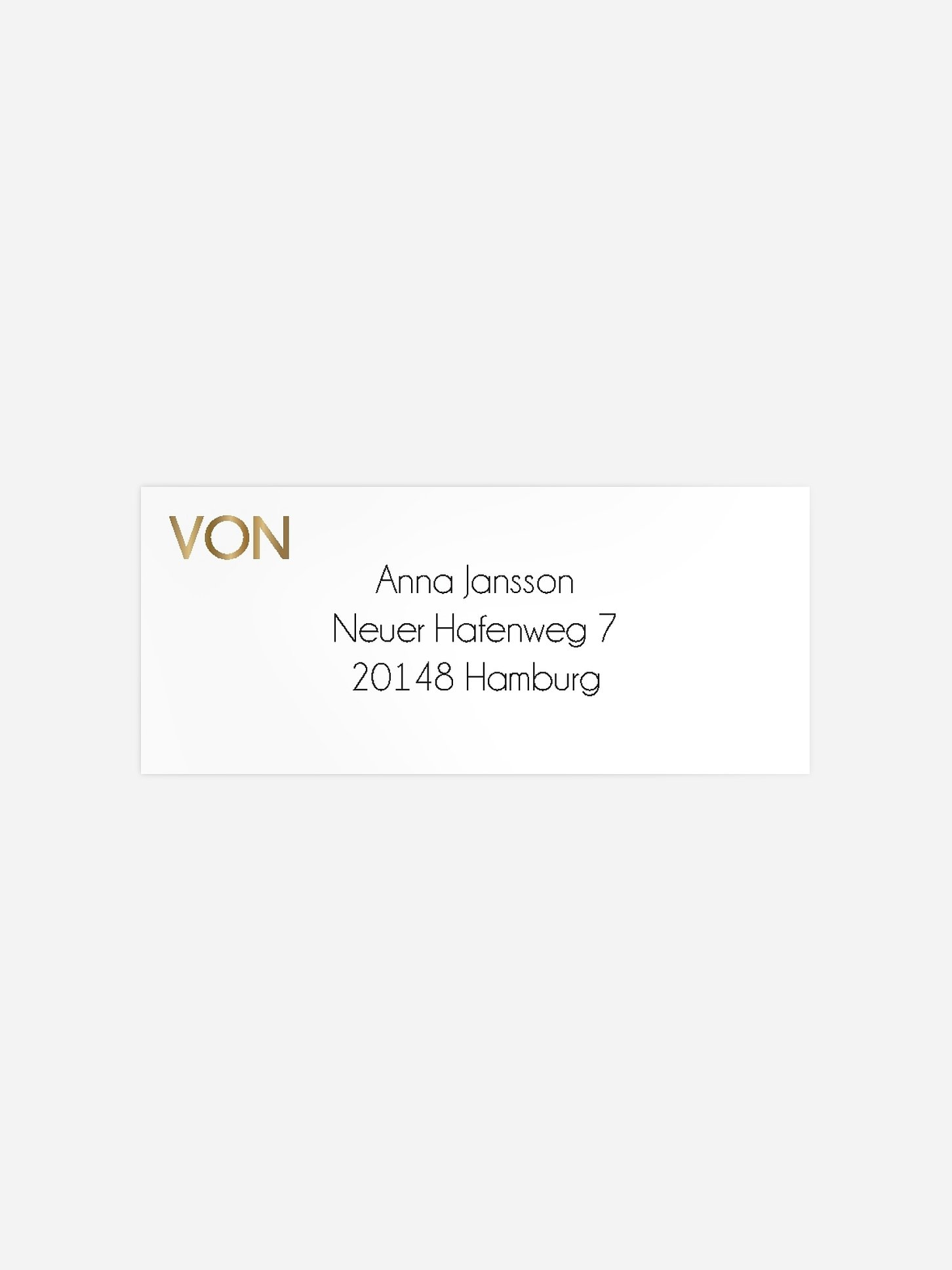 Absenderaufkleber Geburtstag Goldene Jahre