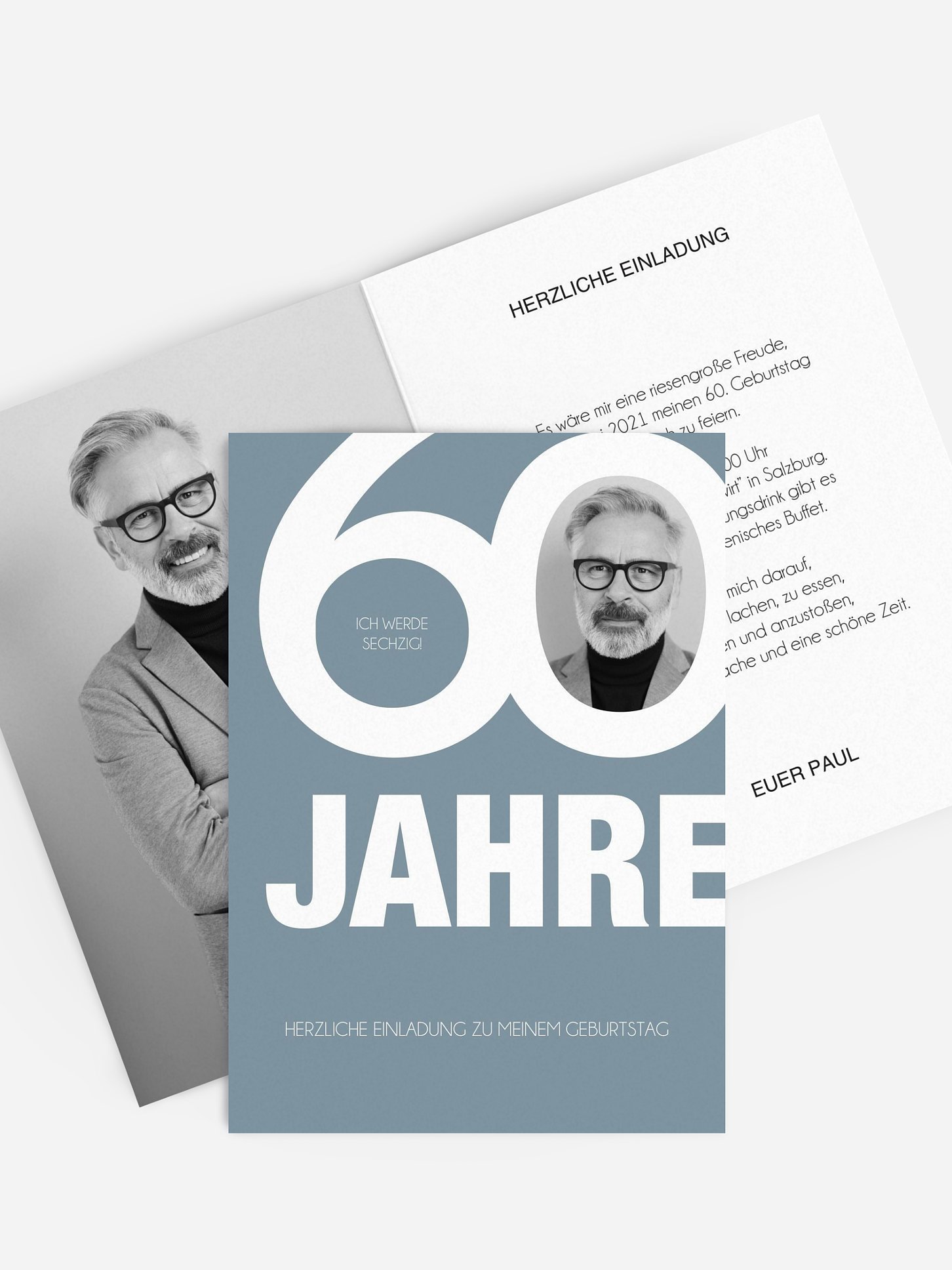 Einladung 60. Geburtstag Tolle Nummer