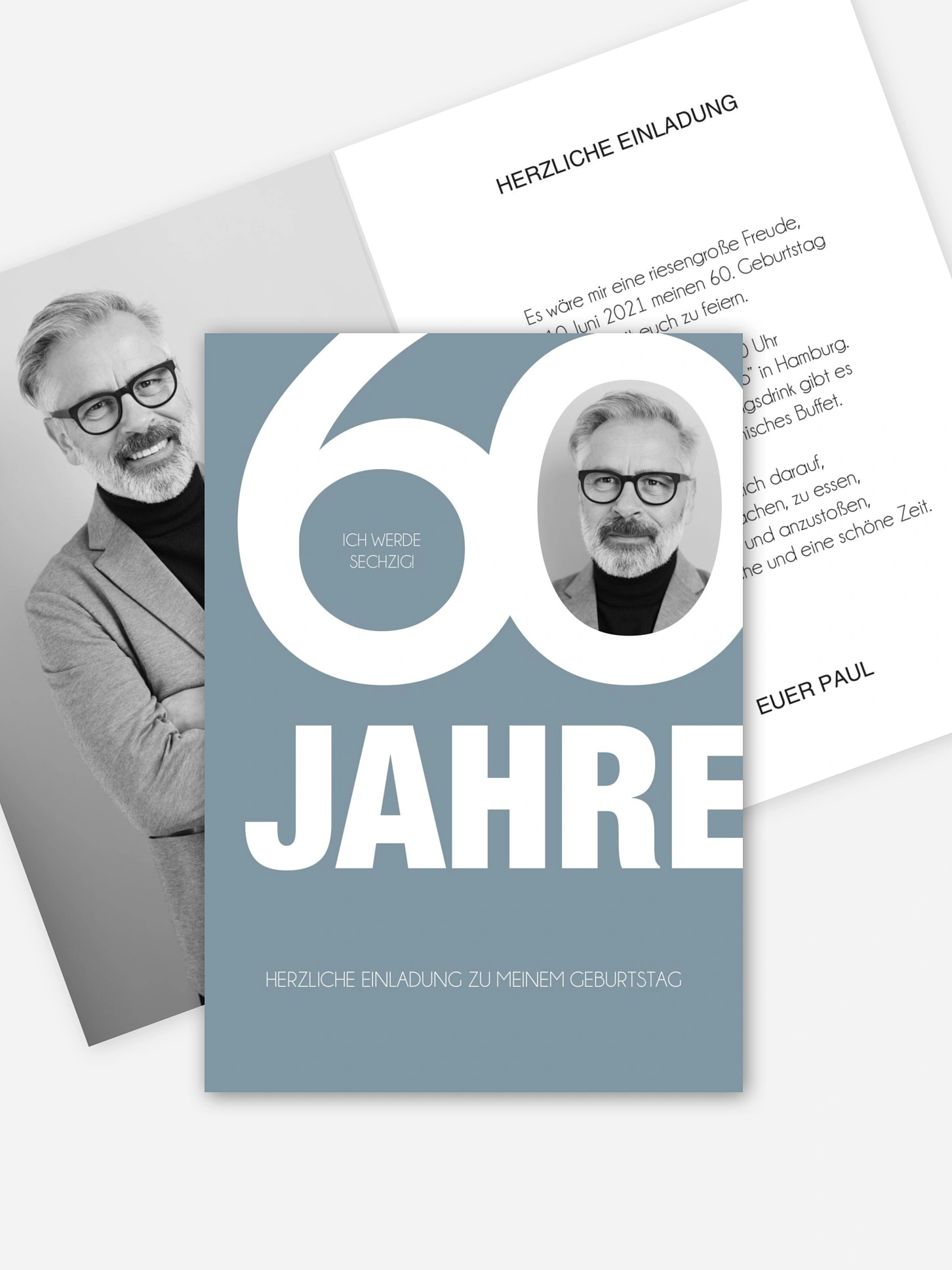 Einladung 60. Geburtstag Tolle Nummer
