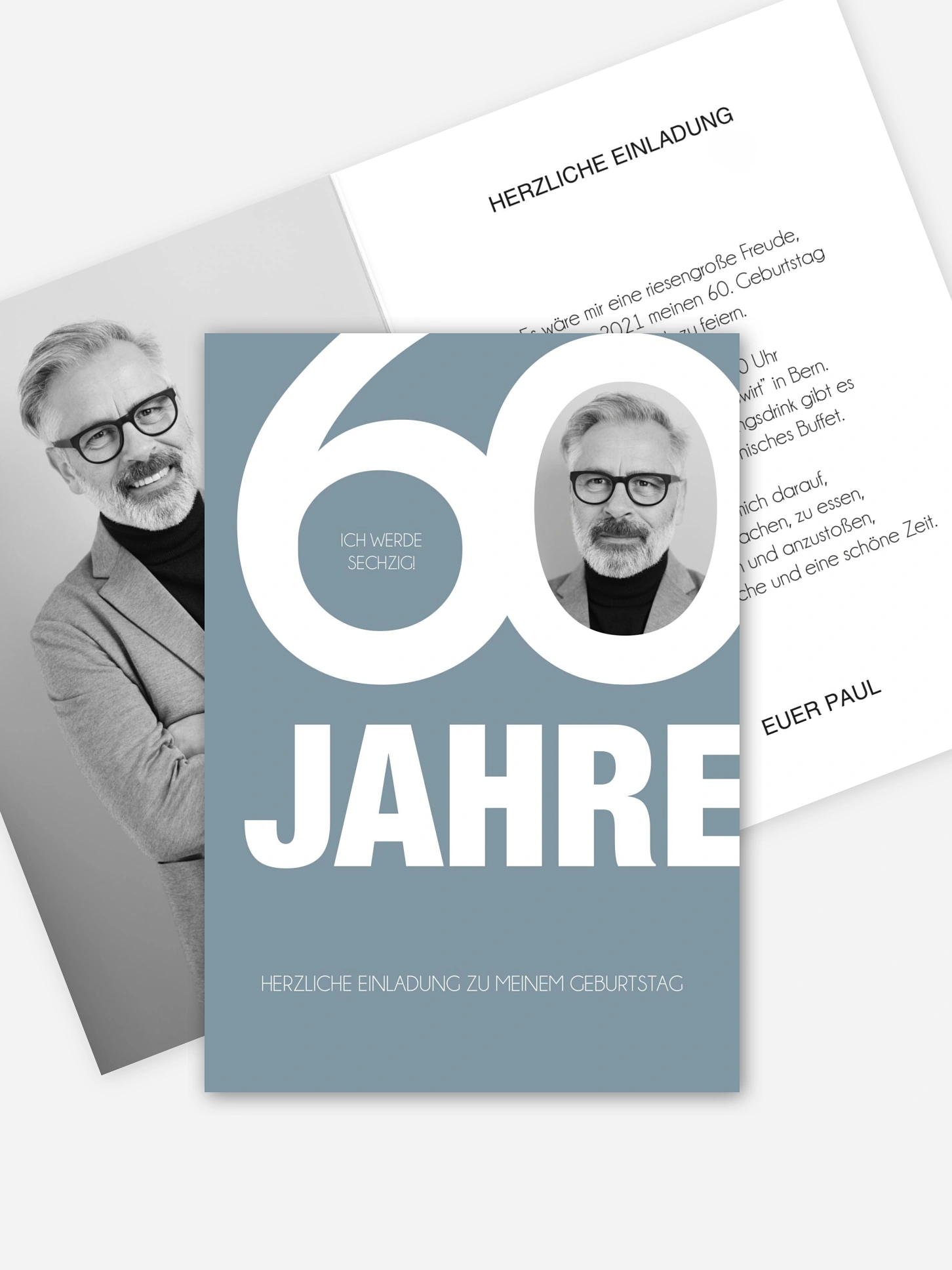 Einladung 60. Geburtstag Tolle Nummer