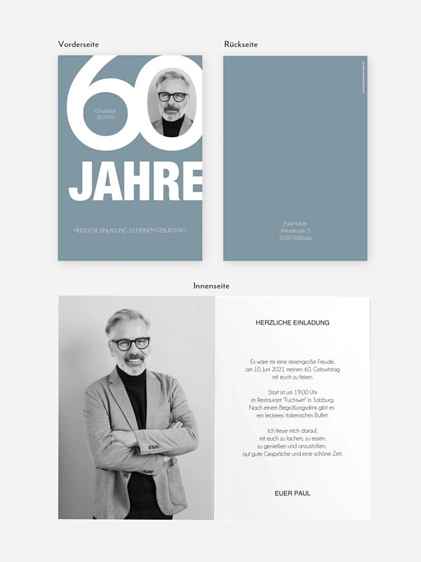 Einladung 60. Geburtstag Tolle Nummer