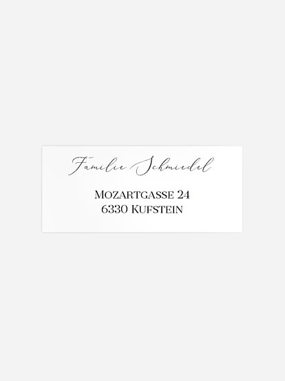 Absenderaufkleber Trauer Mitgefühl