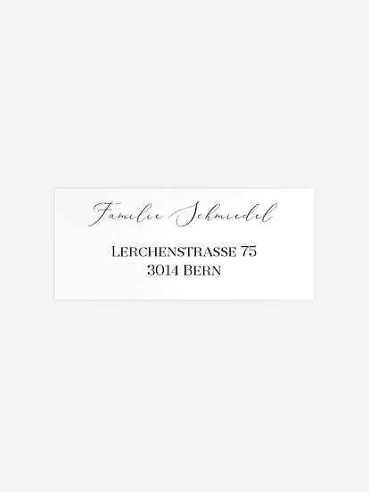 Absenderaufkleber Trauer Mitgefühl