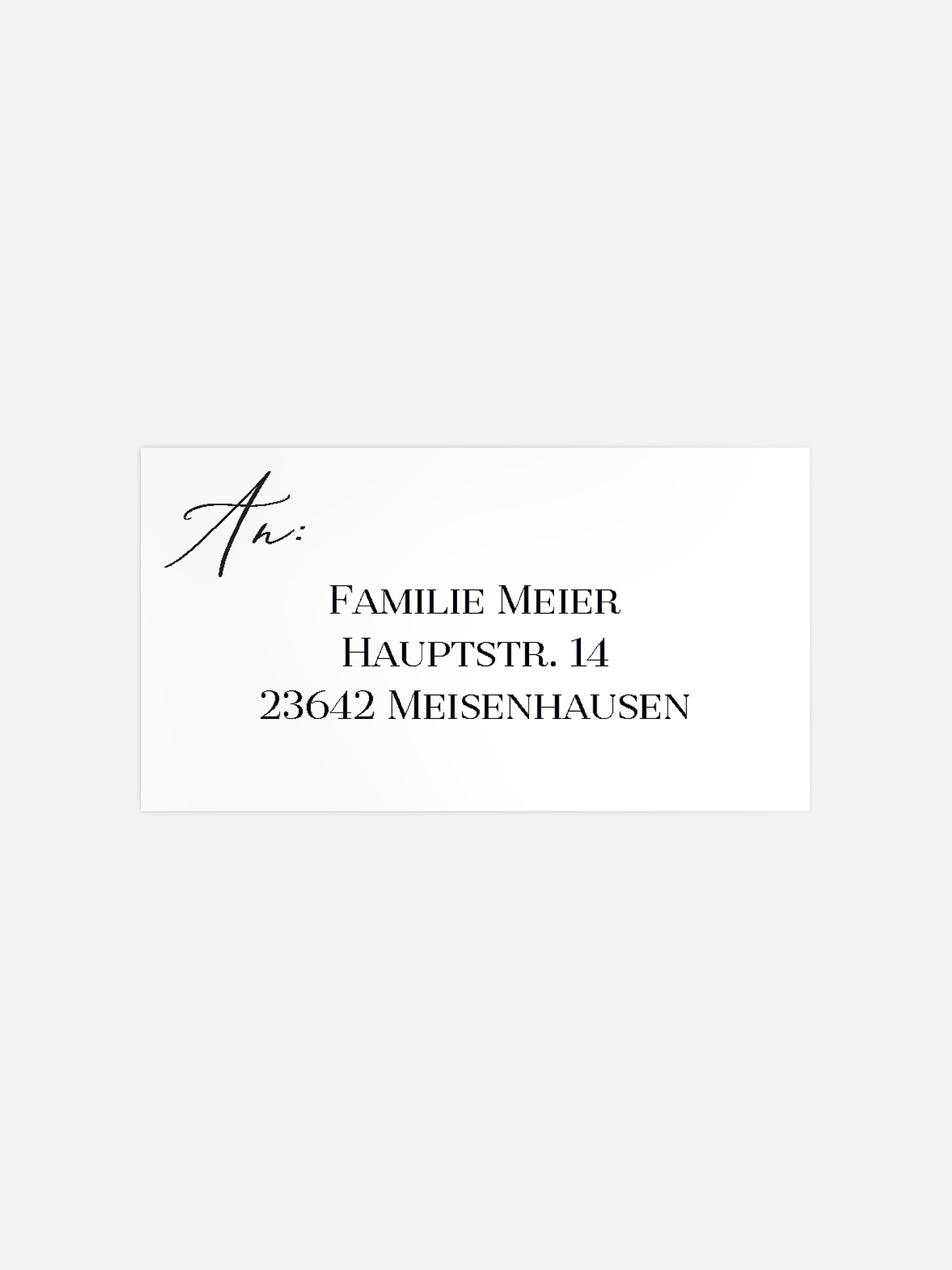 Empfängeraufkleber Trauer Mitgefühl