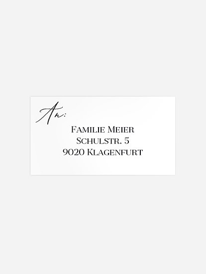 Empfängeraufkleber Trauer Mitgefühl