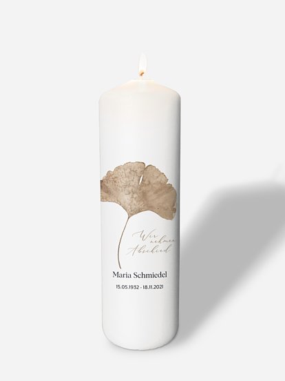 Trauerkerze Ewiges Andenken