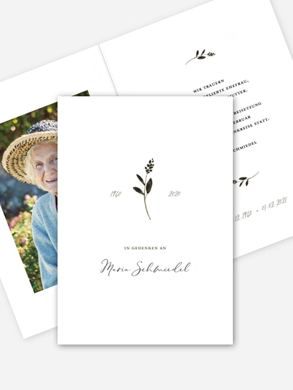 Trauerdanksagung Trost