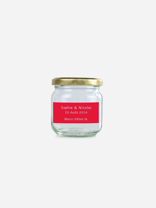 Étiquette cadeau mariage Coloré