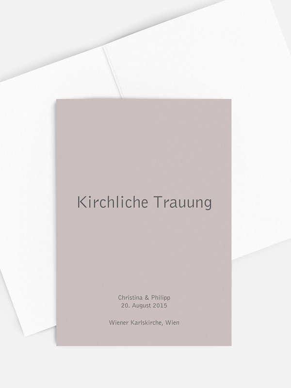 Kirchenheft Hochzeit Farbreich
