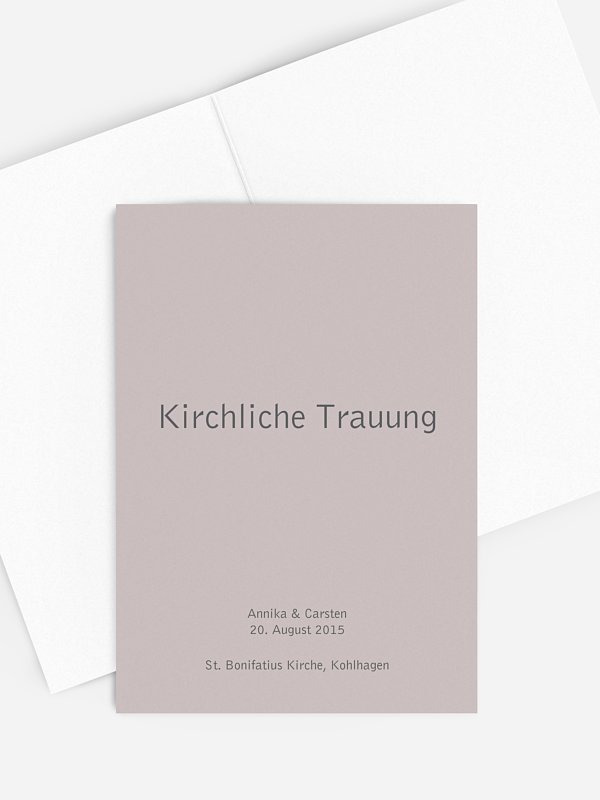 Kirchenheft Hochzeit Farbreich
