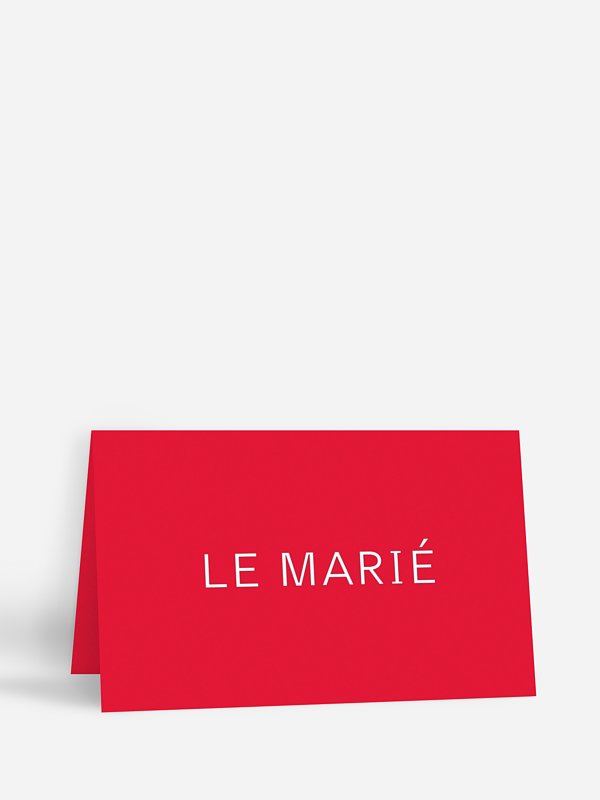 Marque-place mariage Coloré