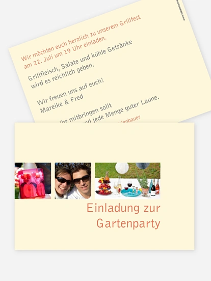 Partyeinladung Farbreich