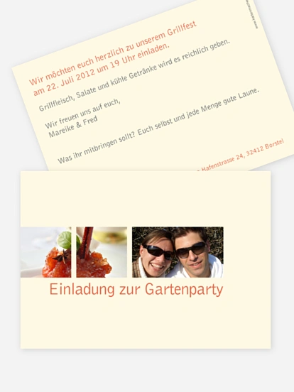 Partyeinladung Farbreich