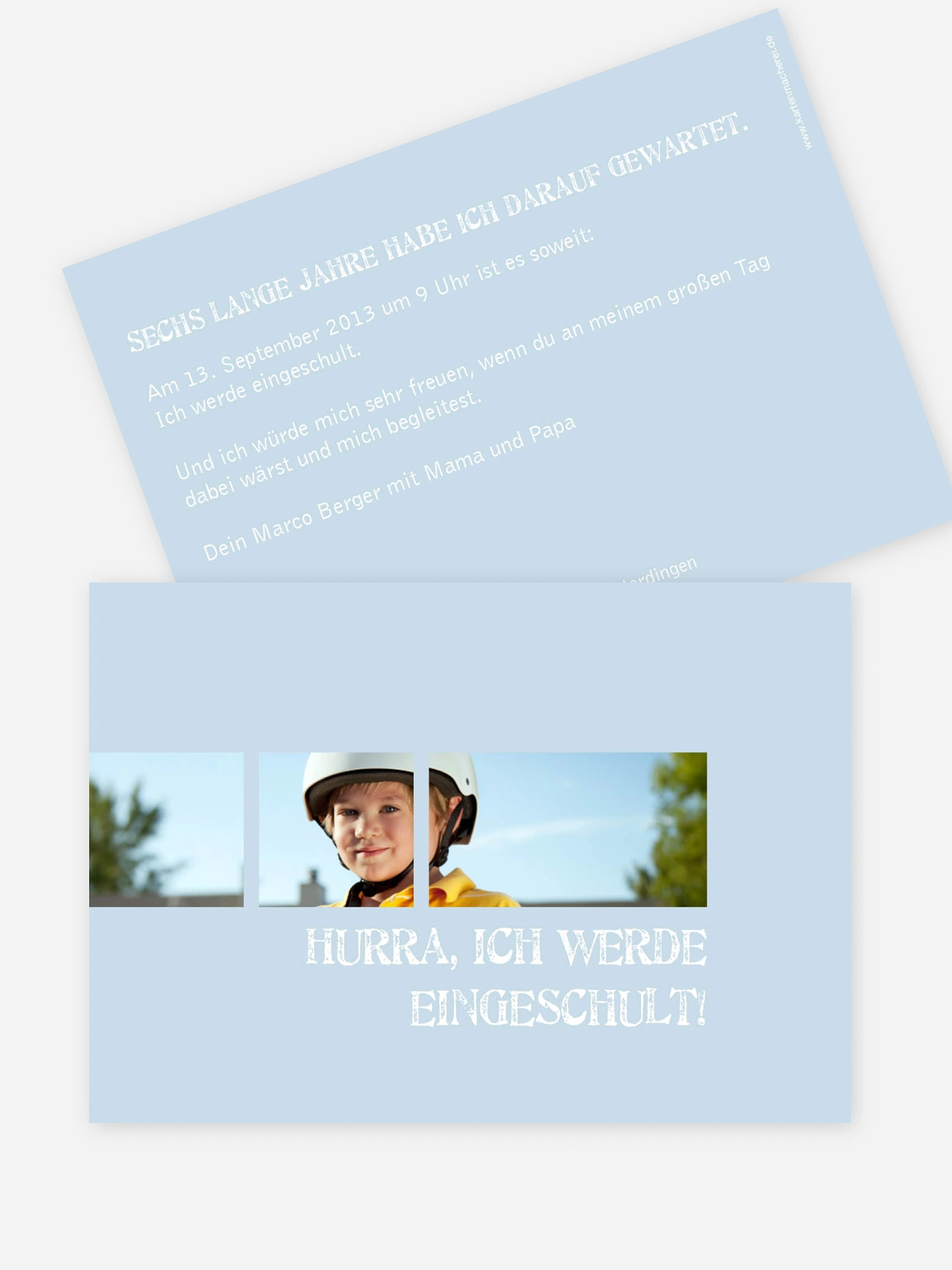 Einladung Einschulung Farbreich