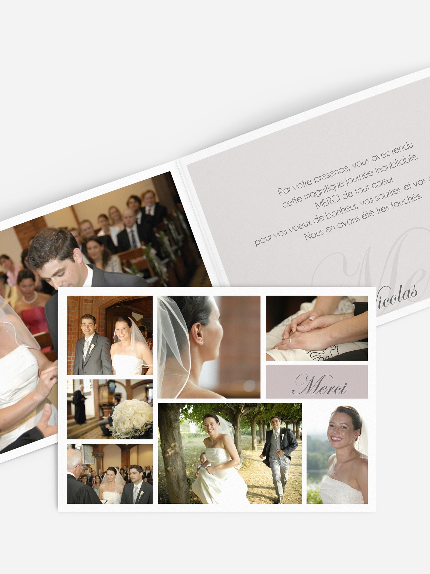 Carte de remerciements Galerie de photos