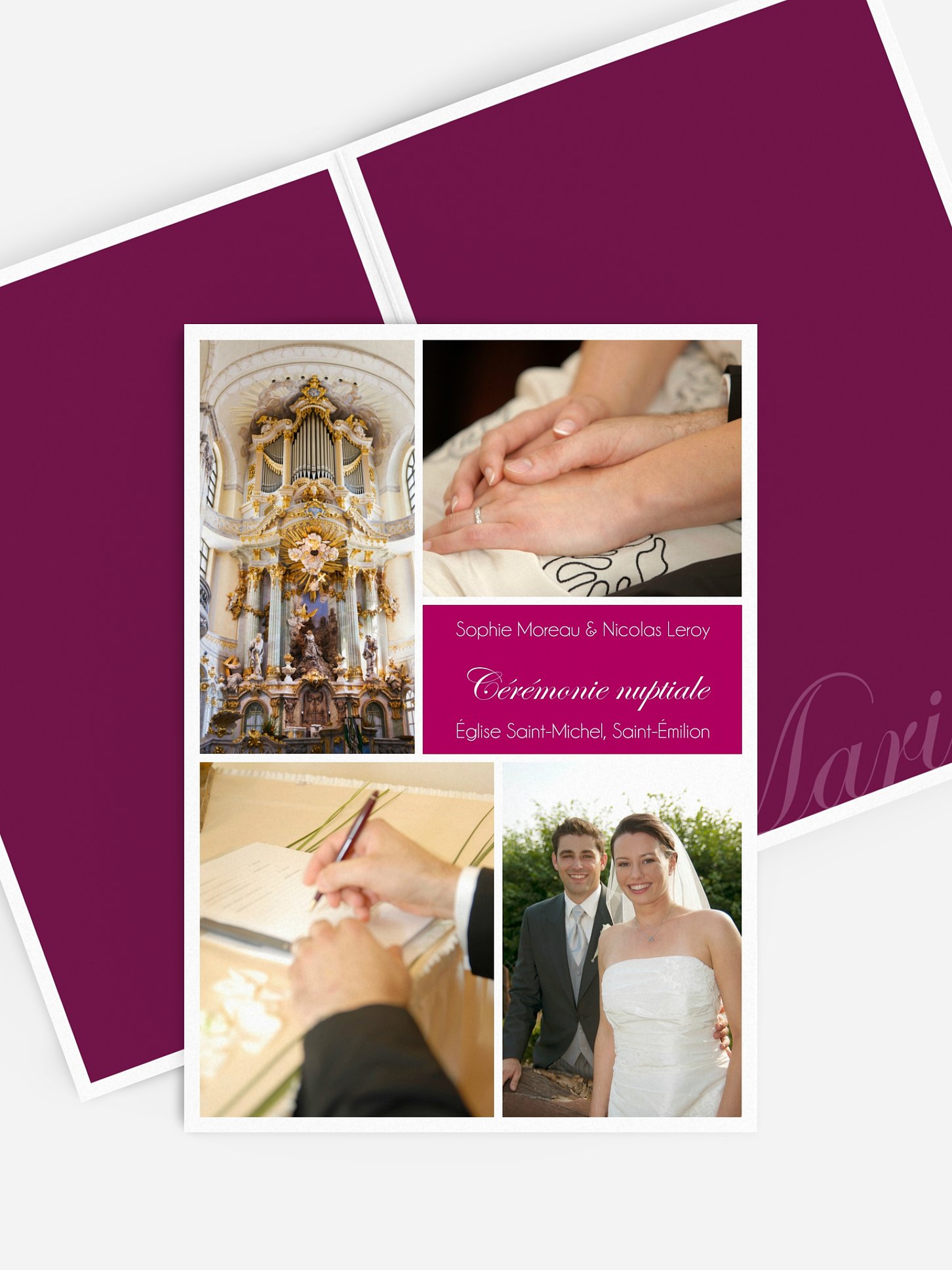 Livret de messe mariage Galerie de photos