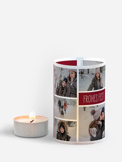 Windlicht Weihnachten Fotowand