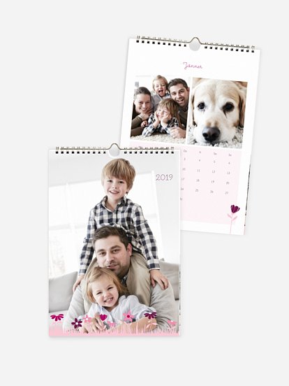 Wandkalender Blumenwiese
