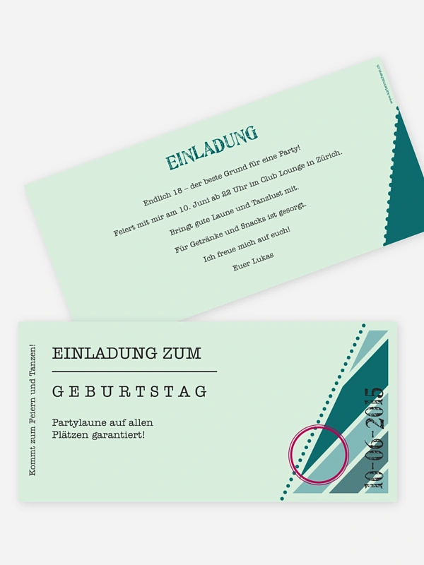 Eintrittskarte