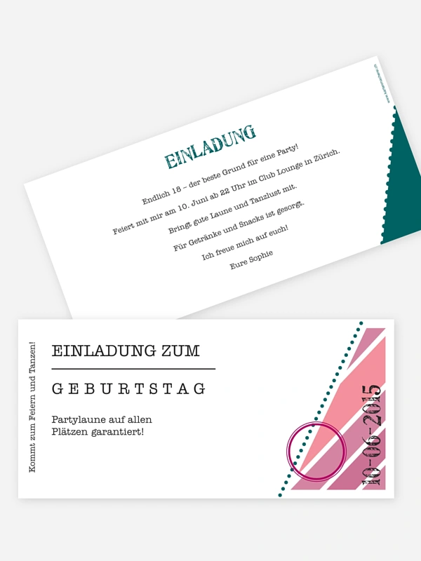 Eintrittskarte