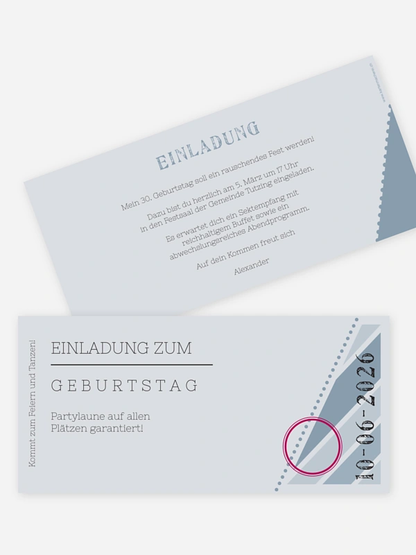 Eintrittskarte