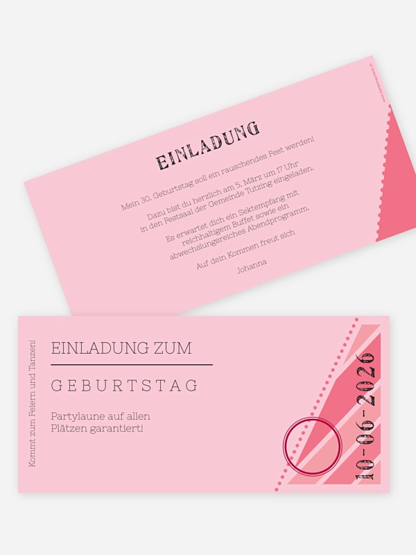 Eintrittskarte
