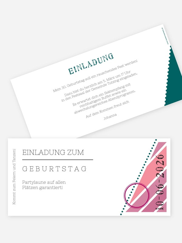 Eintrittskarte