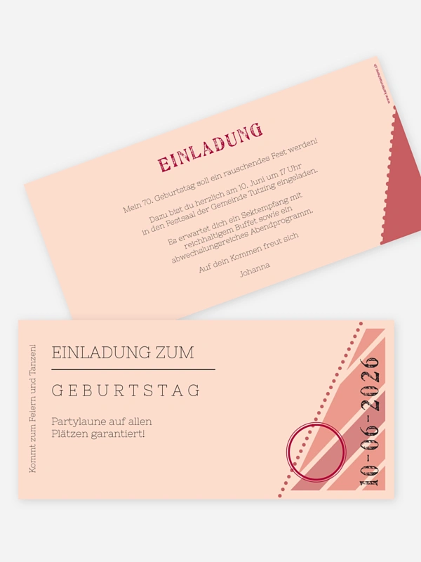 Eintrittskarte