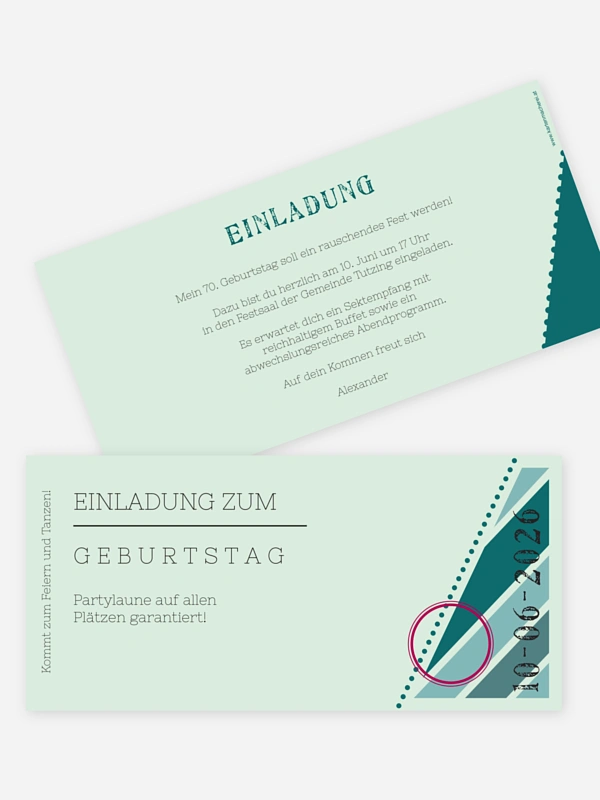 Eintrittskarte