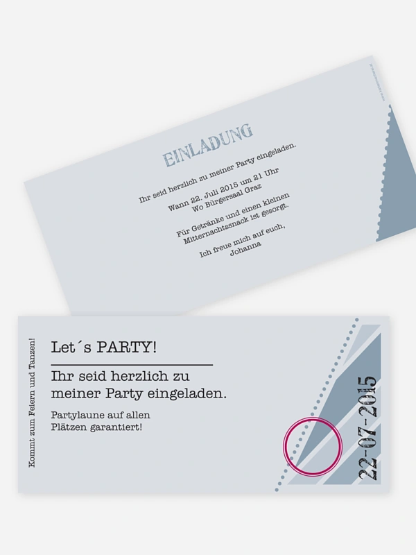 Eintrittskarte