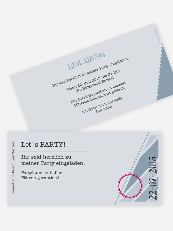 Eintrittskarte
