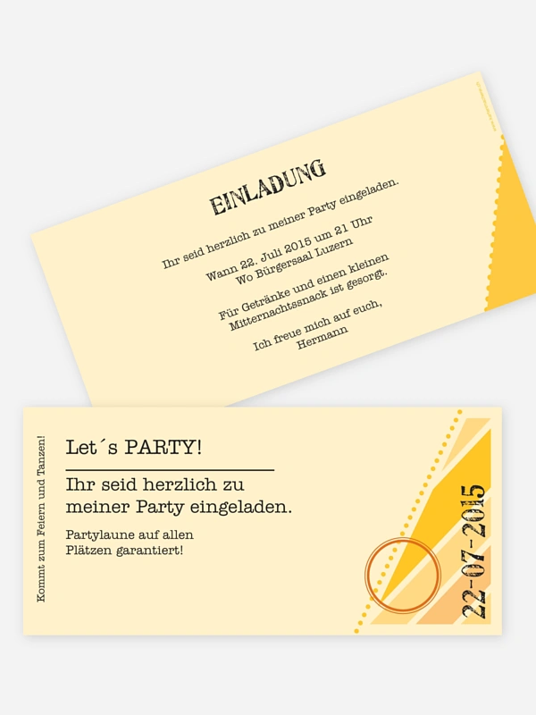 Eintrittskarte