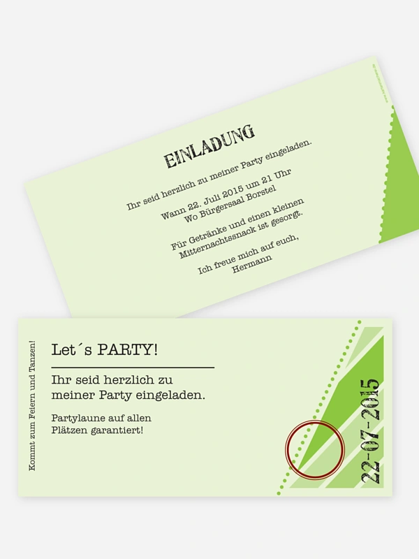 Eintrittskarte