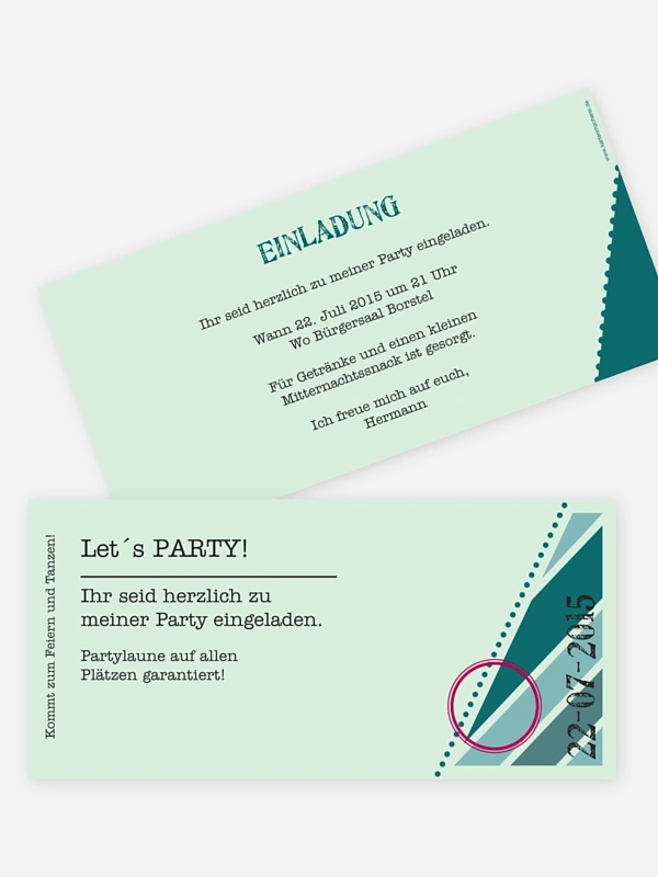 Eintrittskarte