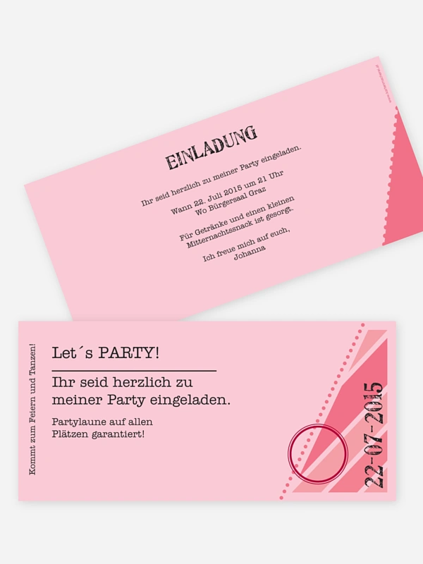 Eintrittskarte
