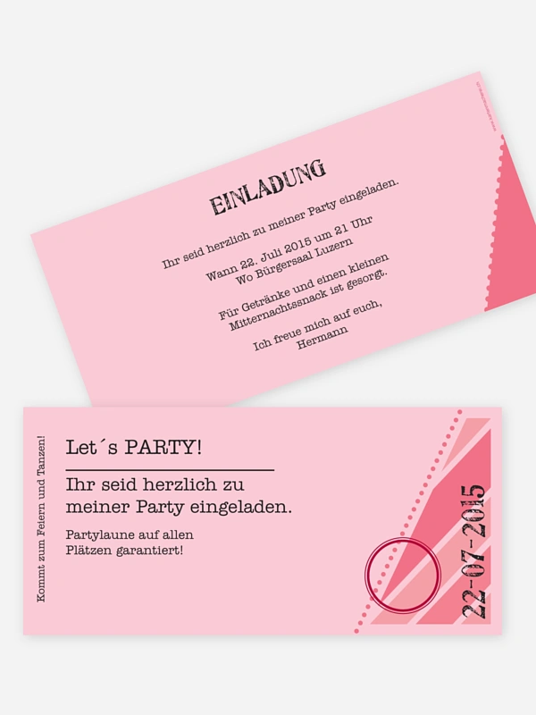 Eintrittskarte