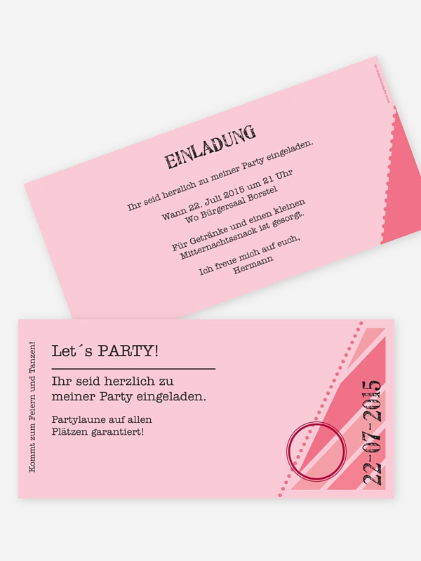 Eintrittskarte