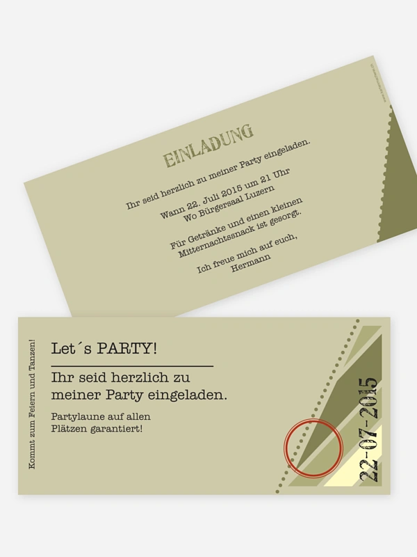 Eintrittskarte