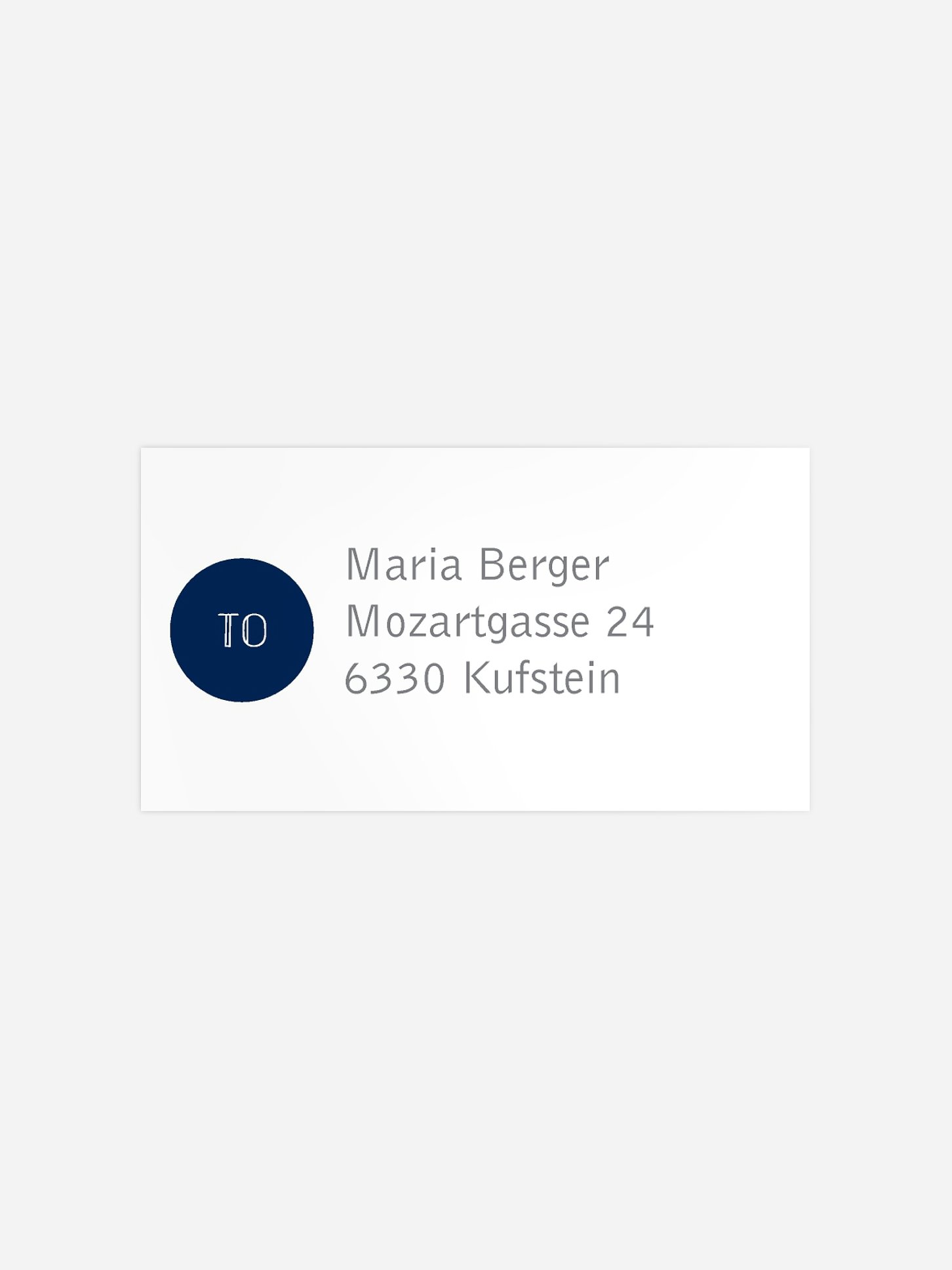 Empfängeraufkleber Geburtstag Lang ist's her