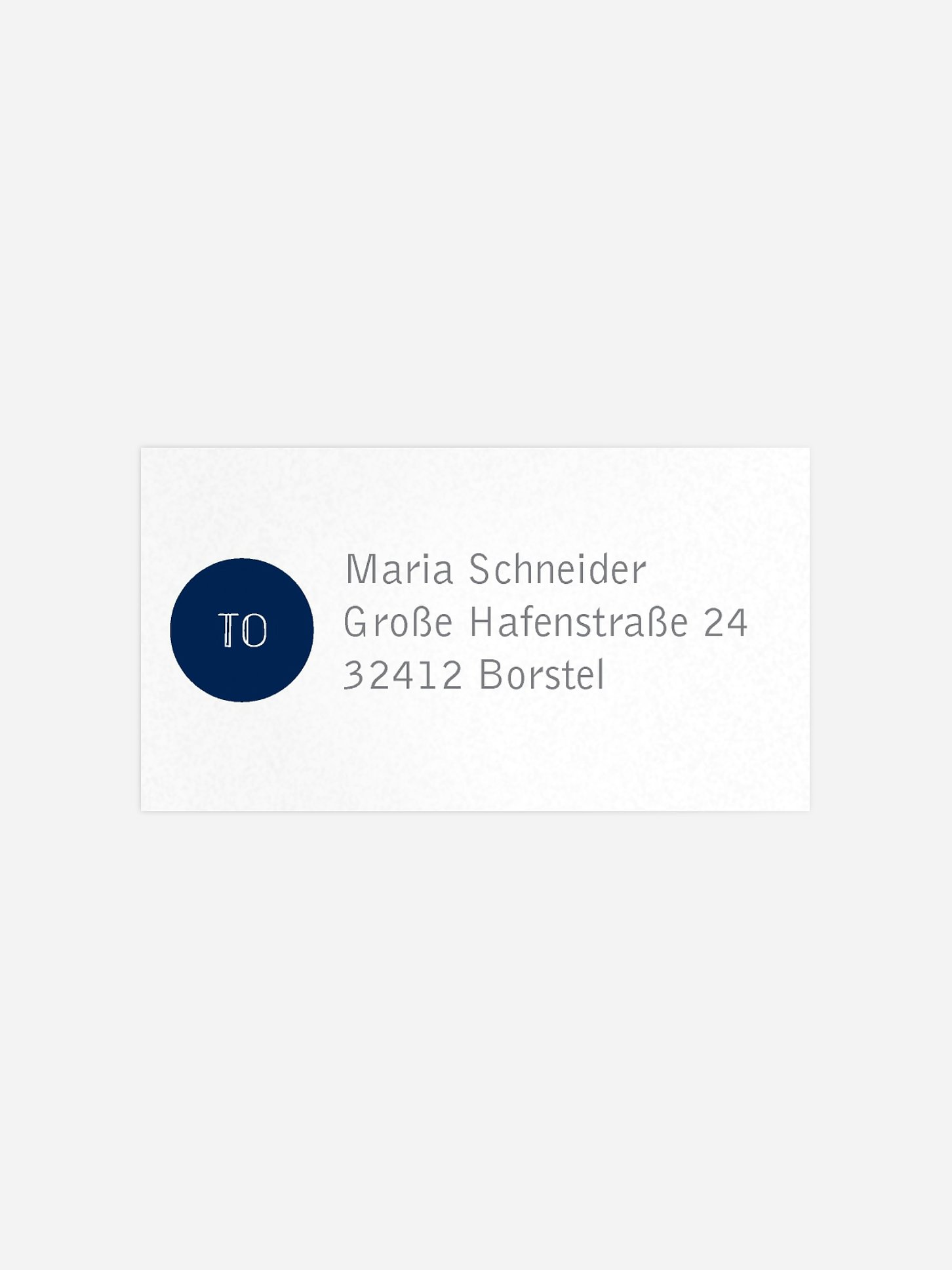 Empfängeraufkleber Geburtstag Lang ist's her