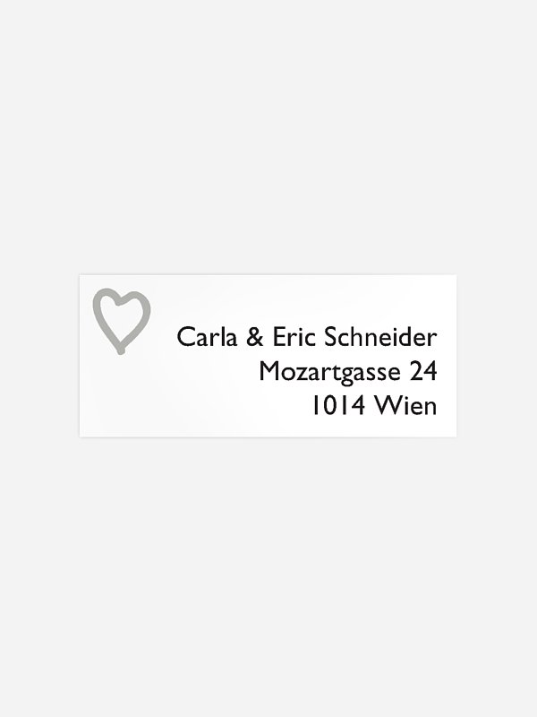 Absenderaufkleber Geburt Polaroidfoto