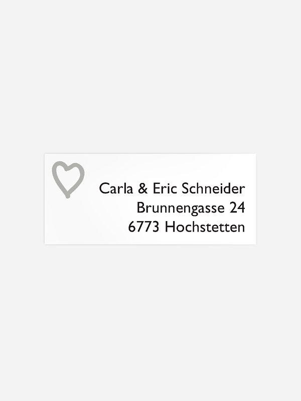 Absenderaufkleber Geburt Polaroidfoto