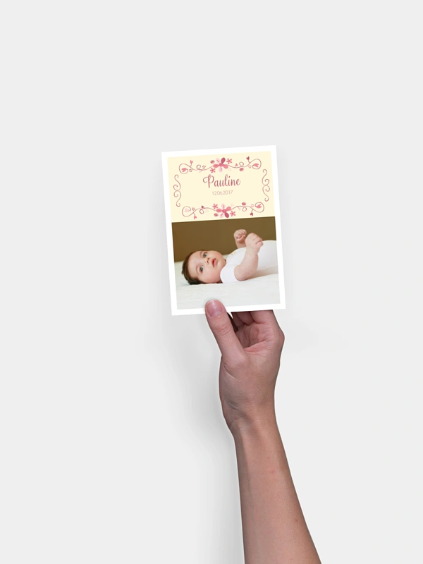 Faire-part naissance Petite floraline
