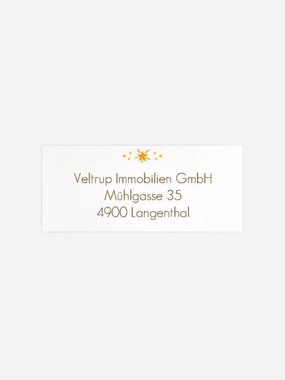 Absenderaufkleber geschäftl. Weihnachten Vogelweihnacht