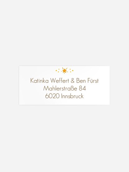 Absenderaufkleber Weihnachten Vogelweihnacht