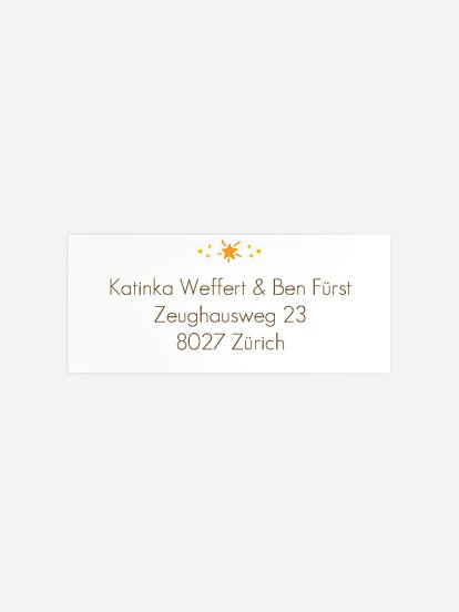 Absenderaufkleber Weihnachten Vogelweihnacht