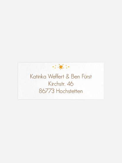 Absenderaufkleber Weihnachten Vogelweihnacht