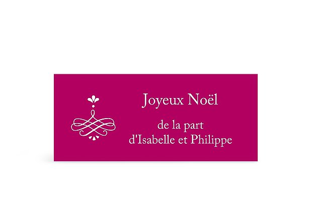Étiquette cadeau Noël Heureuses fêtes