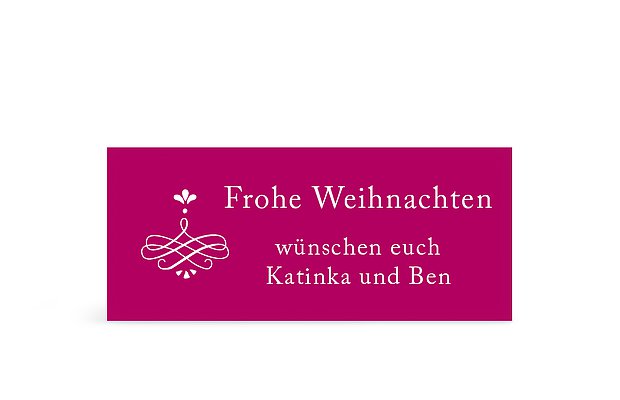 Geschenkaufkleber Weihnachten Frohes Fest